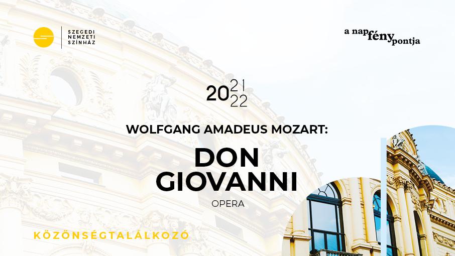 Don Giovanni – közönségtalálkozó hír képe Don Giovanni – közönségtalálkozó hír képe
