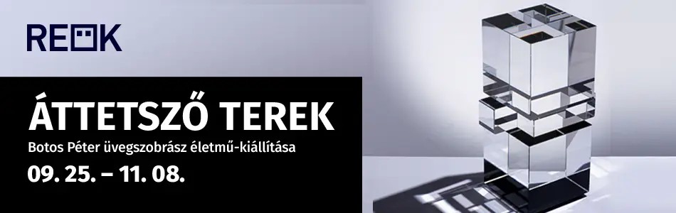 Áttetsző terek – Botos Péter üvegszobrász életmű-kiállítása