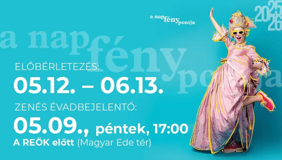 Zenés évadbejelentő a REÖK előtt hír képe Zenés évadbejelentő a REÖK előtt hír képe