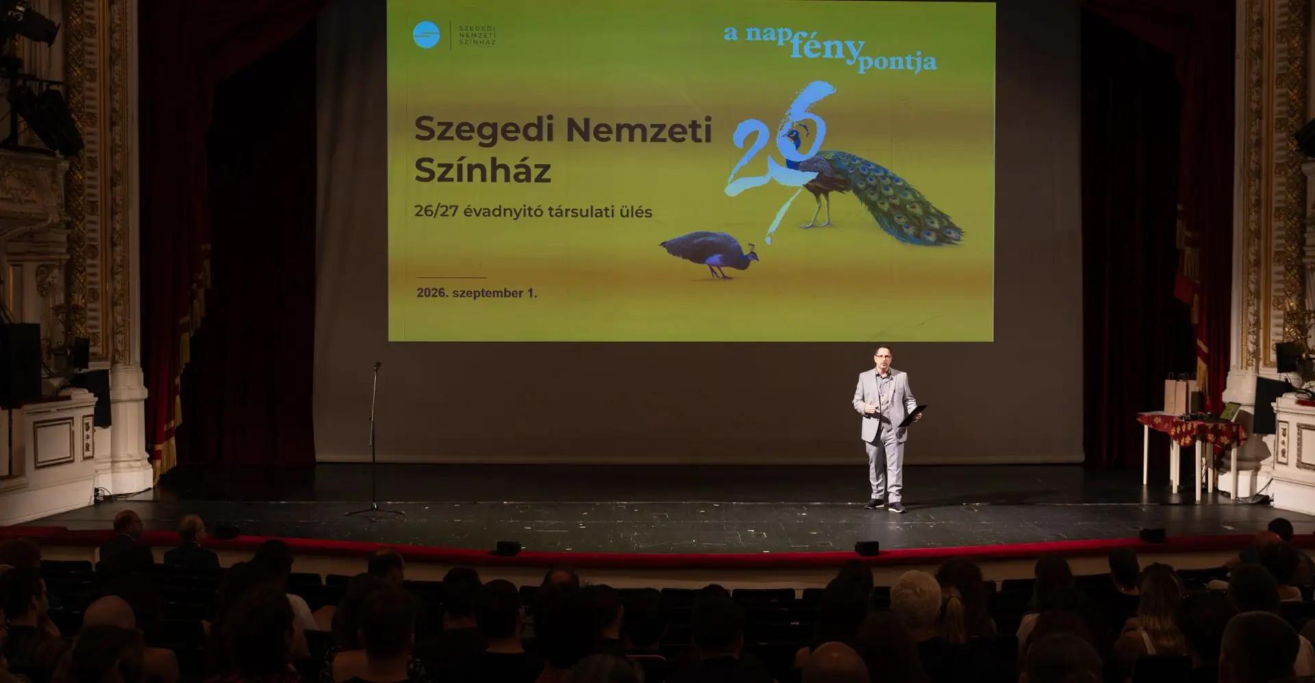 A nap fénypontja: elindult a Szegedi Nemzeti Színház 2026/2027-es évada hír képe A nap fénypontja: elindult a Szegedi Nemzeti Színház 2026/2027-es évada hír képe