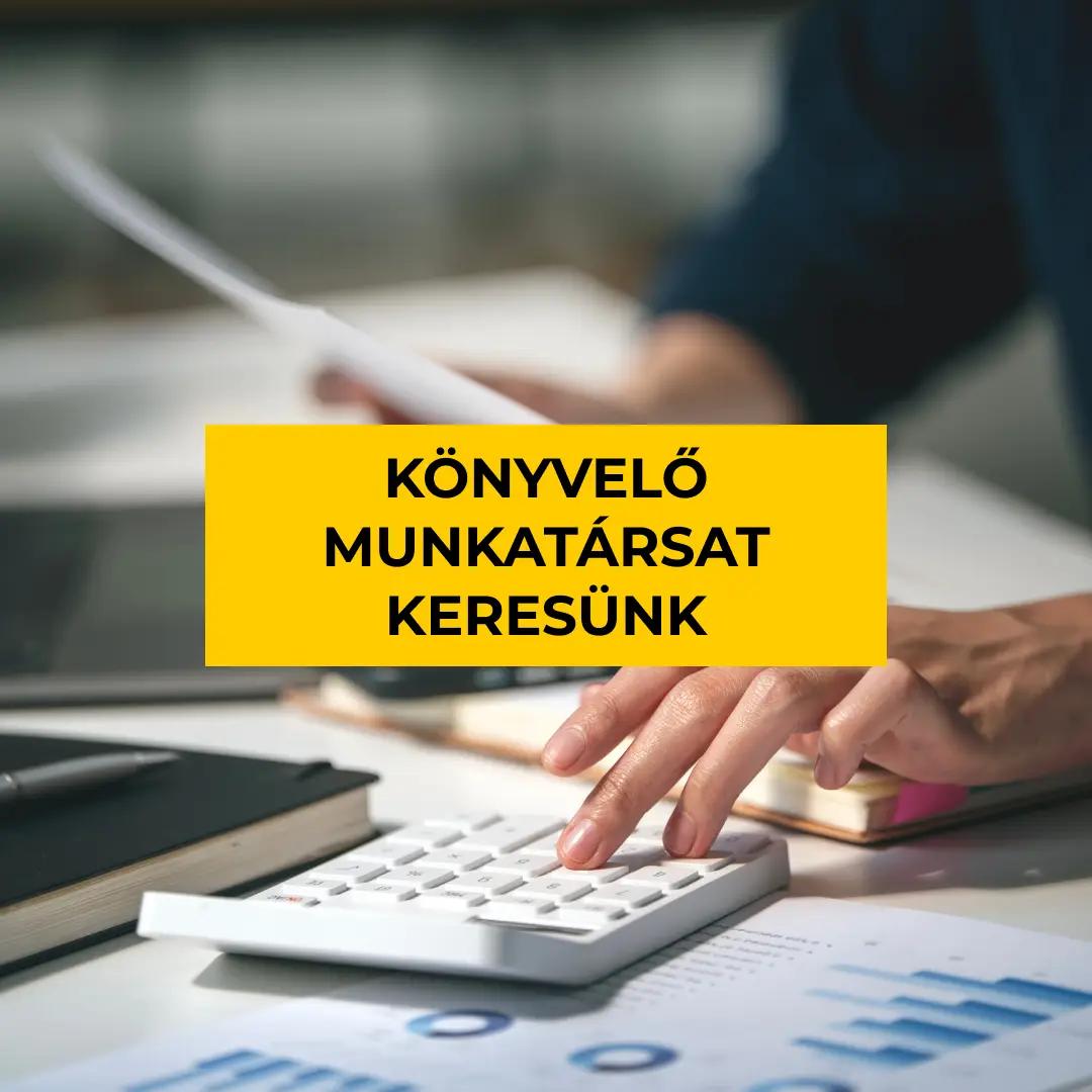 Könyvelő munkatársat keresünk hír képe Könyvelő munkatársat keresünk hír képe