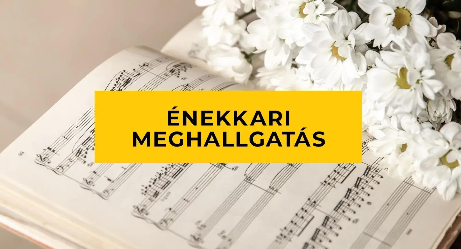 Próbaéneklés énekkari énekművész státuszra hír képe Próbaéneklés énekkari énekművész státuszra hír képe