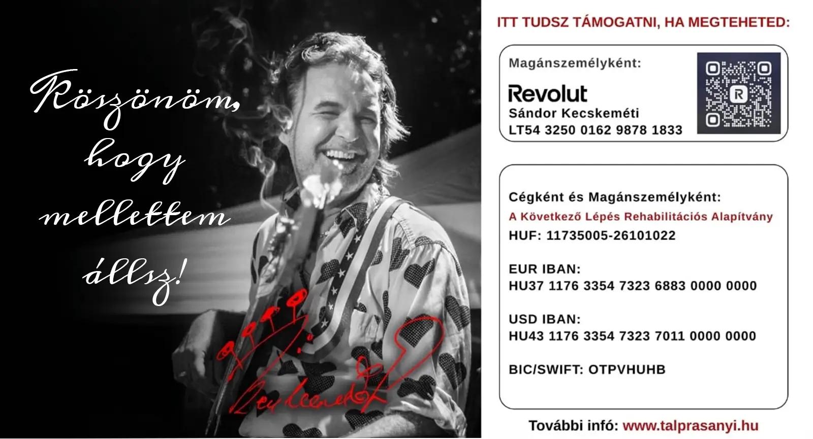 Segítsünk együtt: Talpra, Sanyi! hír képe Segítsünk együtt: Talpra, Sanyi! hír képe