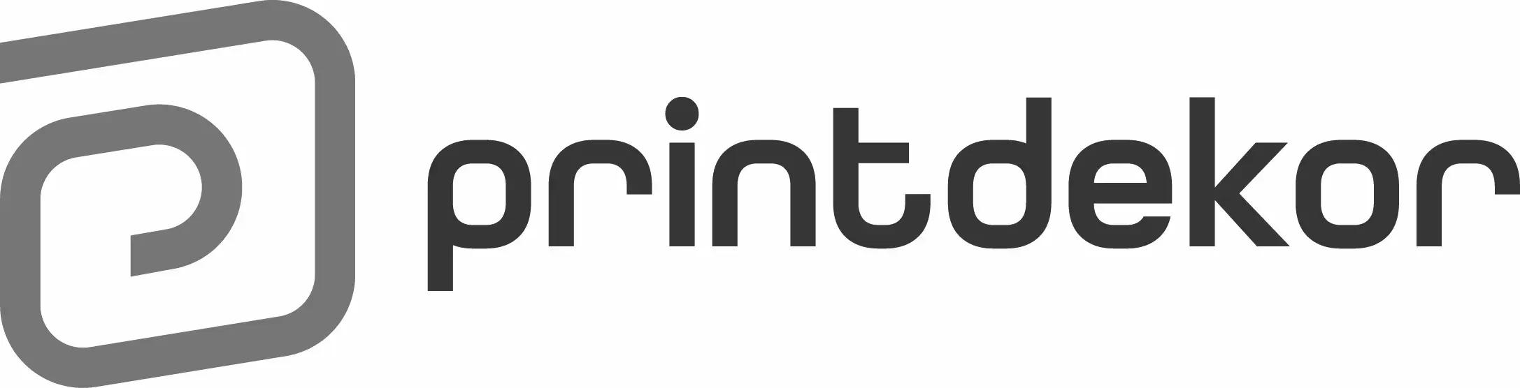 Printdekor sötét logója Printdekor sötét logója