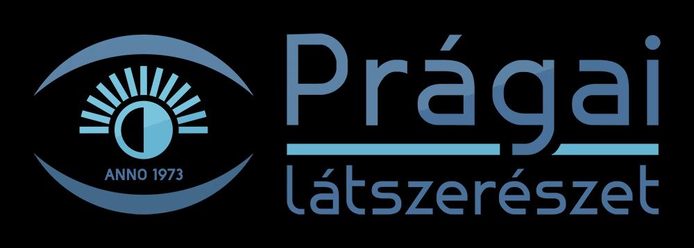Prágai Látszerász színes logója Prágai Látszerász színes logója
