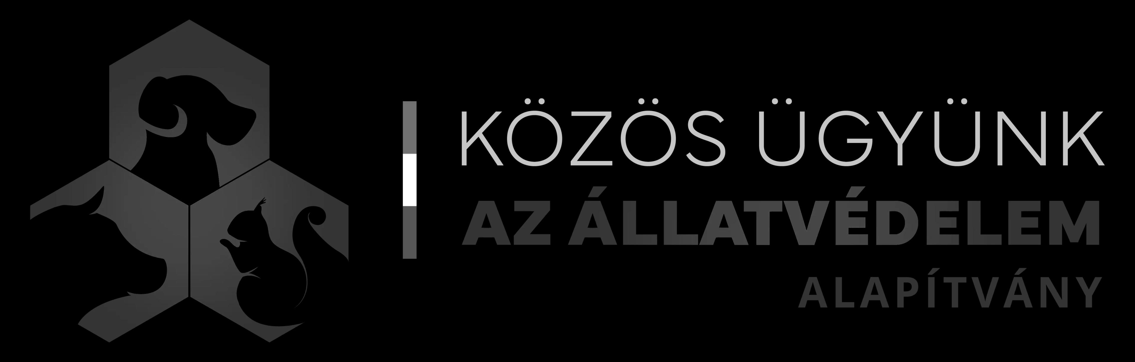 Közös ügyünk az állatvédelem sötét logója Közös ügyünk az állatvédelem sötét logója