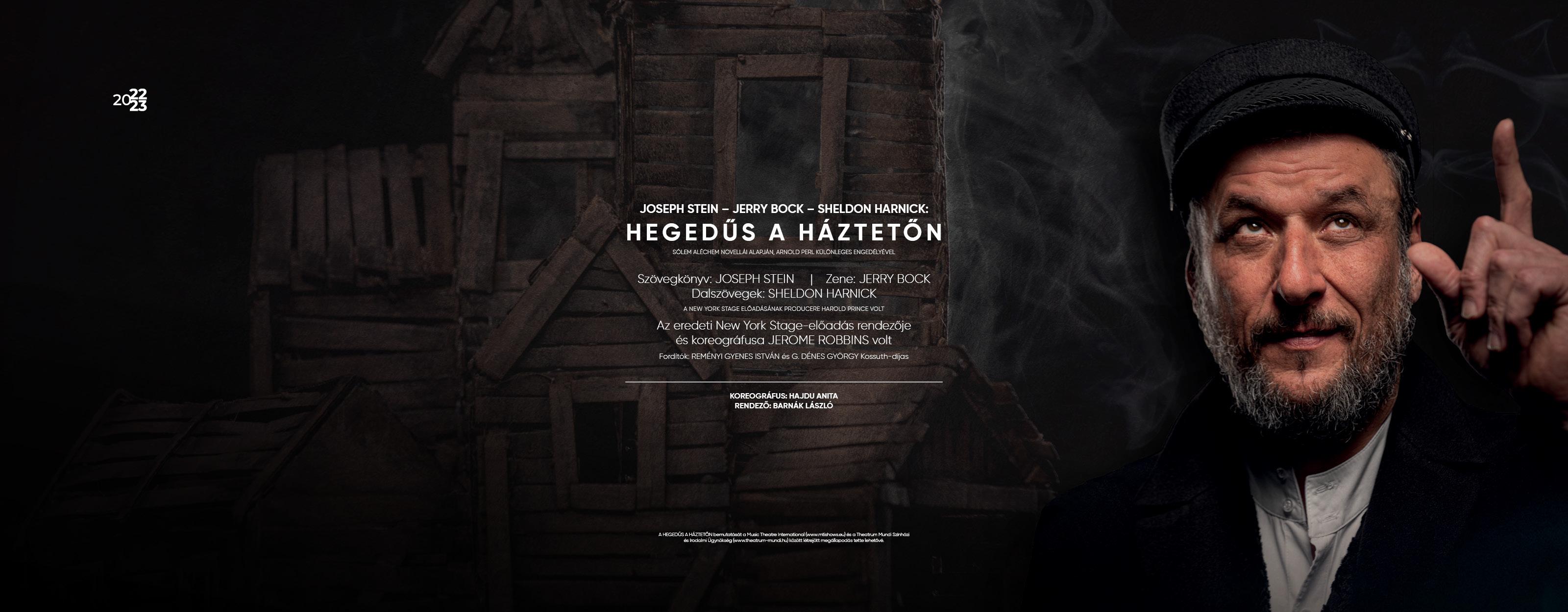 Hegedűs a háztetőn program képe Hegedűs a háztetőn program képe